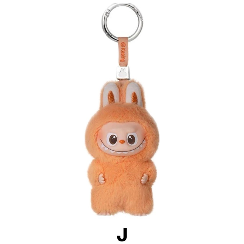 [NEW] POP MART Mini Labubu Pin for Love Vinyl Plush Pendant Blind Box (J Orange)